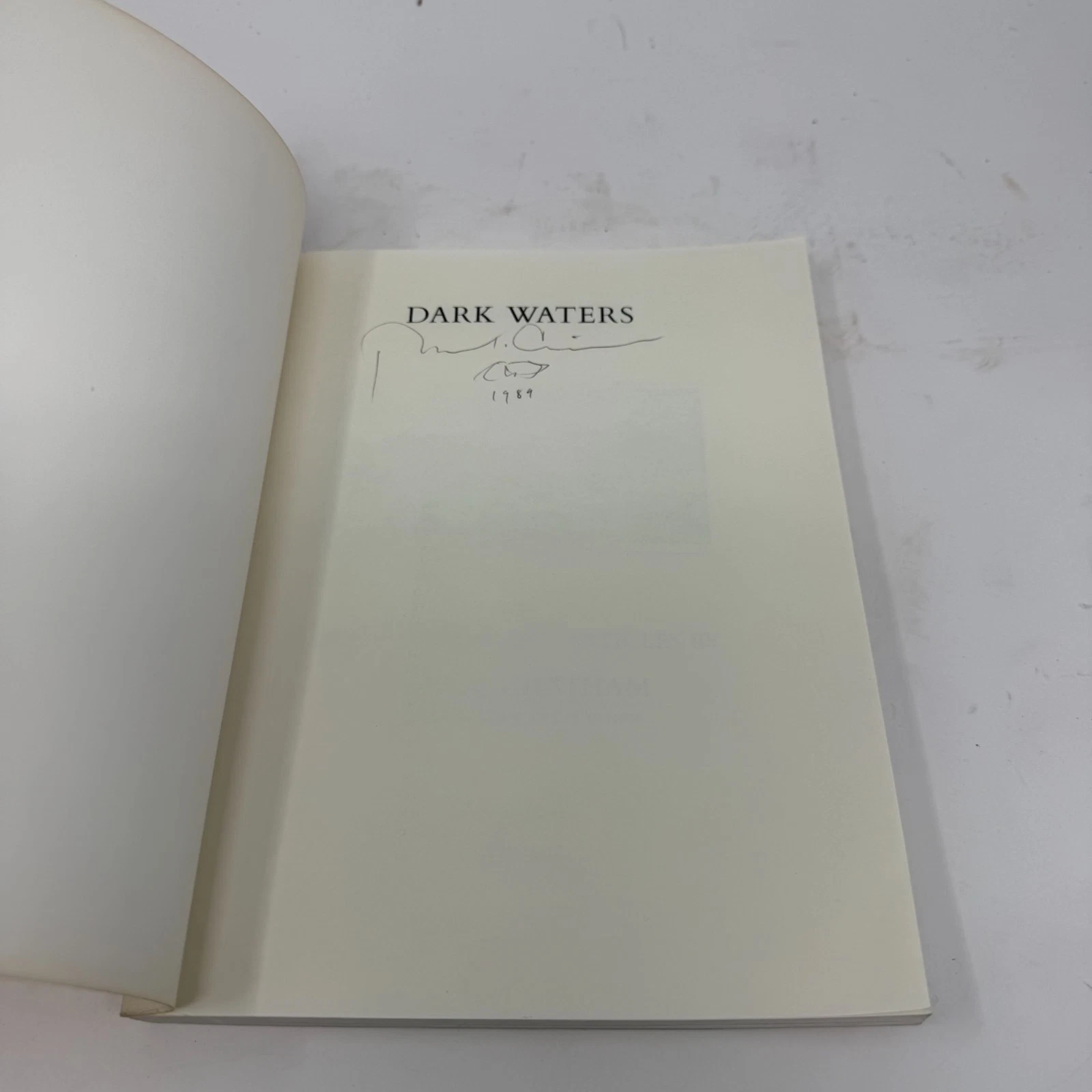 Copyright page of the Gierach hardcover