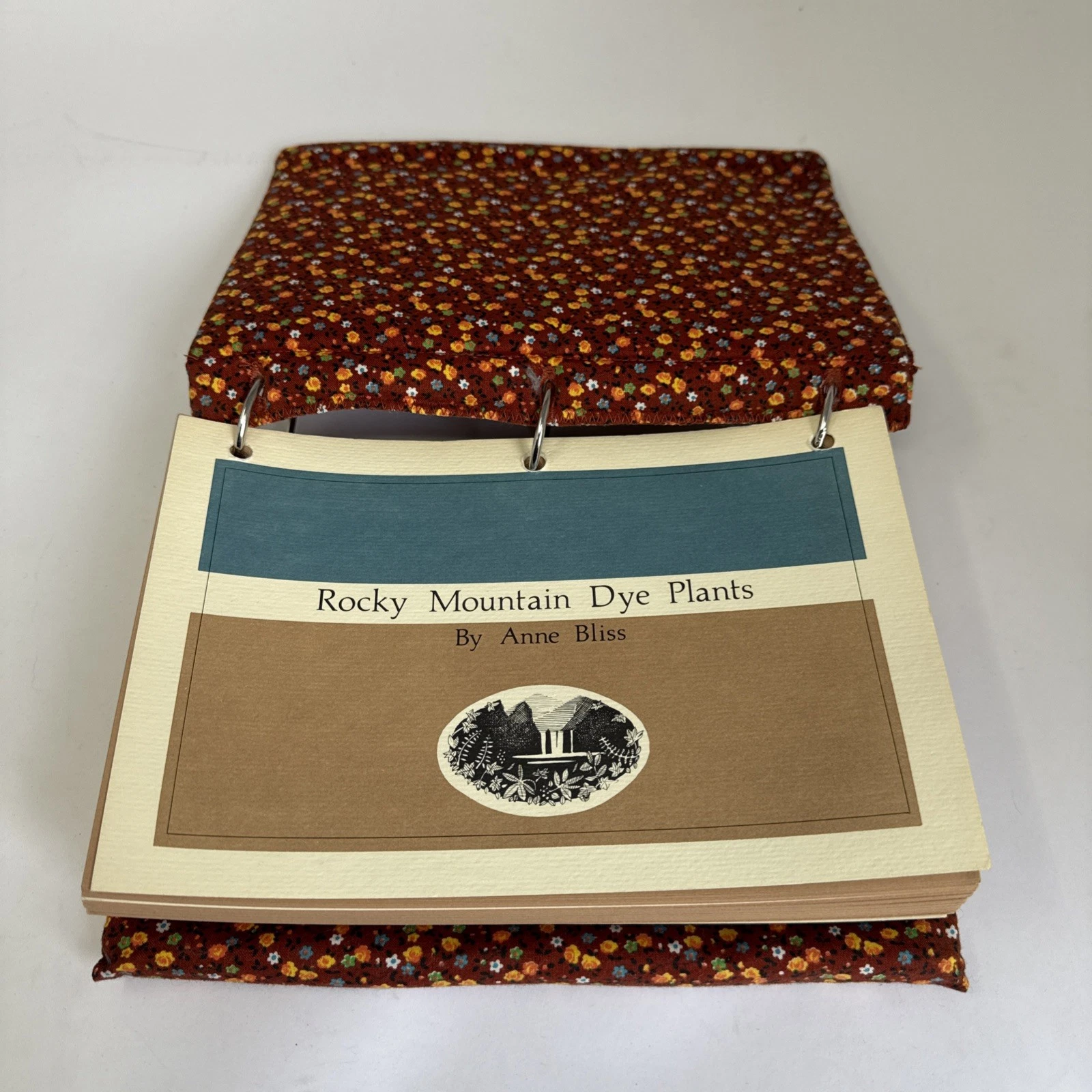 Rocky Mountain Dye Plants by Anne Bliss, hand-bound 1976 Boulder small press
