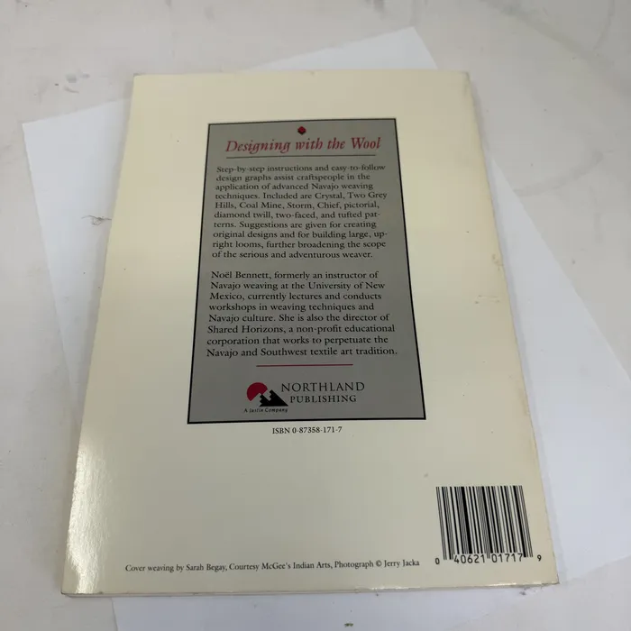 Designing with the Wool by Noël Bennett — back cover