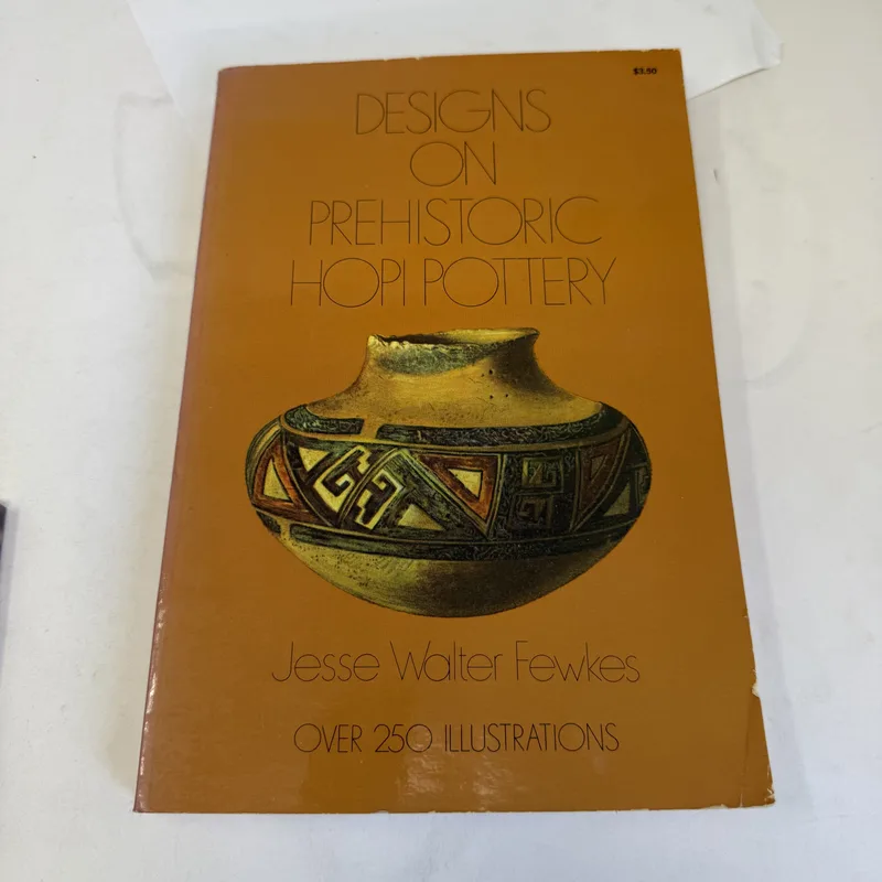 Cover of Designs on Prehistoric Hopi Pottery by Jesse Walter Fewkes