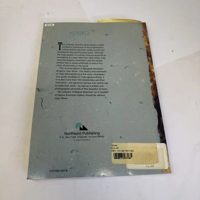 Hopi Silver by Margaret Nickelson Wright — back cover