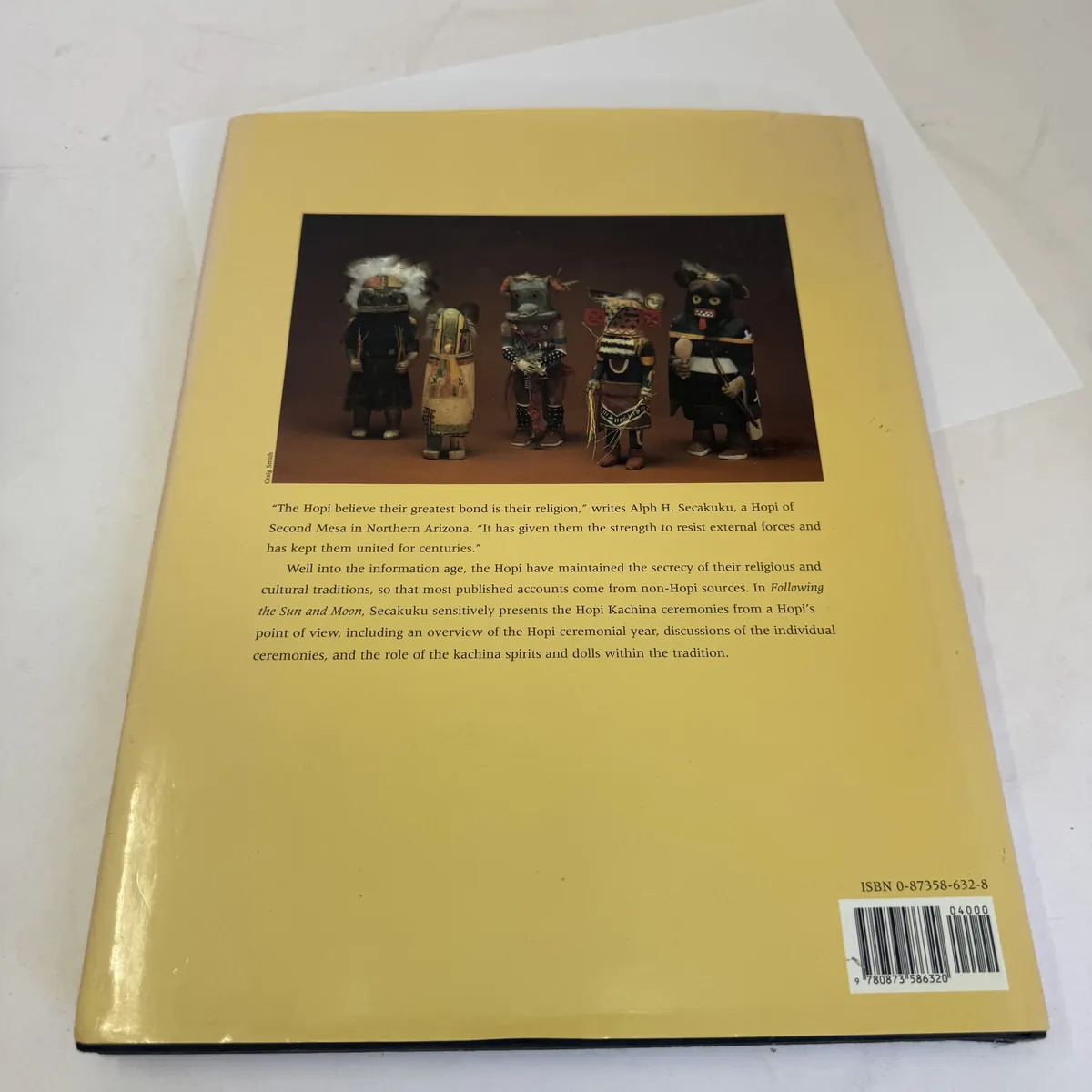 Following the Sun and Moon by Alph H. Secakuku — back cover