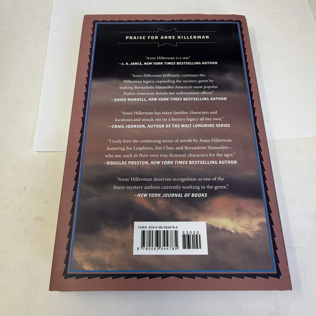 Lost Birds by Anne Hillerman — back cover