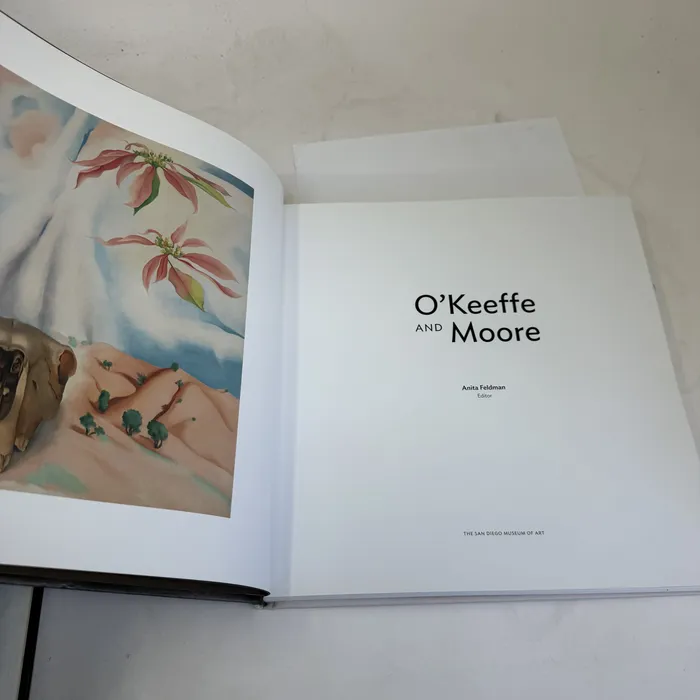 O'Keeffe and Moore by Anita Feldman (editor) — title page