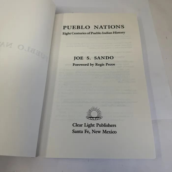 Pueblo Nations by Joe S. Sando — title page