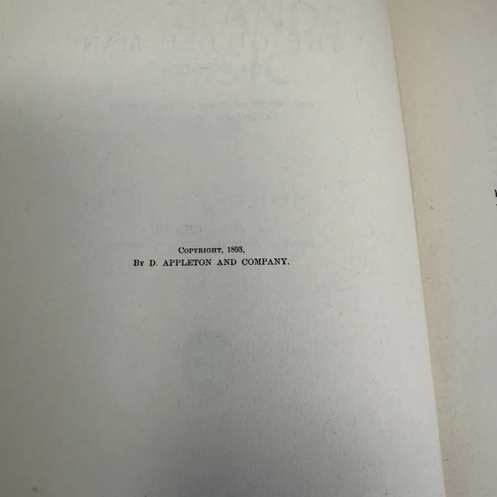The Gilded Man (El Dorado) and Other Pictures of the Spanish Occupancy of America by Adolph F. Bandelier — copyright page