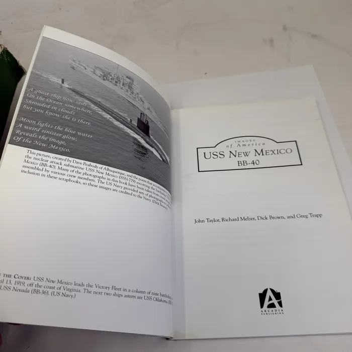 USS New Mexico BB-40 by John Taylor, Richard Melzer, Dick Brown, Greg Trapp — title page