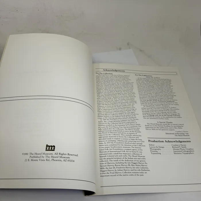White Metal Universe by The Heard Museum (Cynthia J. Davies, editor) — copyright page